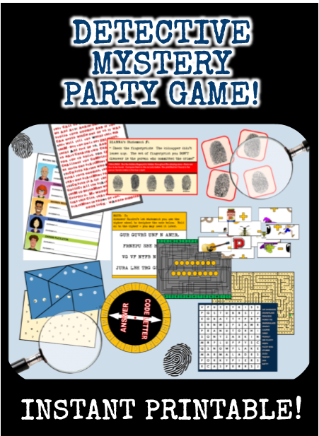 Free Printable Mystery Games For 3 Players : Clue Game Sheets Printable