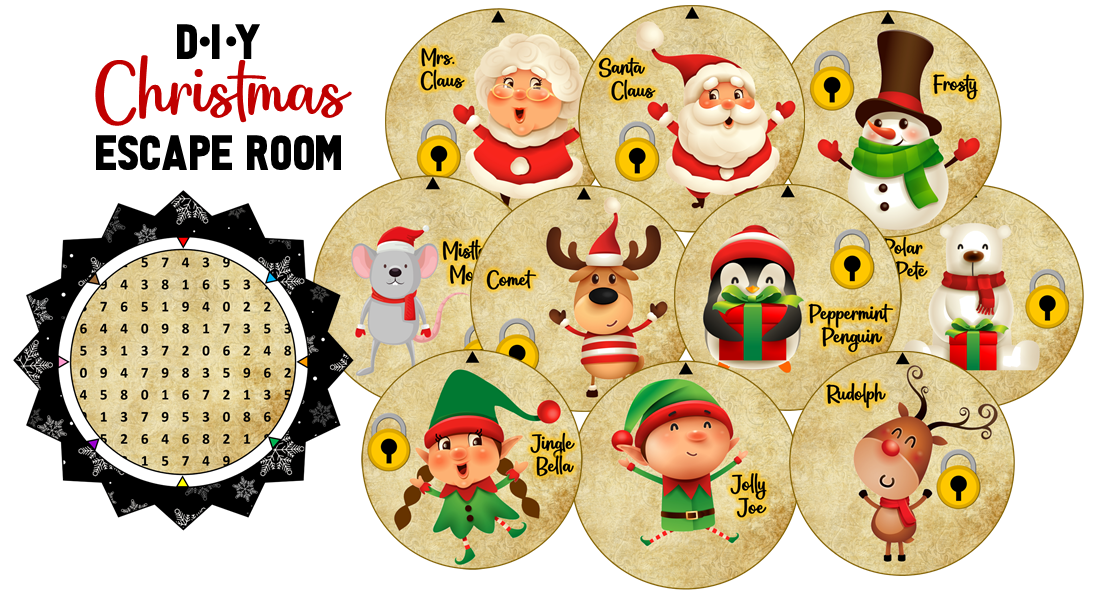 DIY Christmas Escape Room Plan Step by Step Instructions